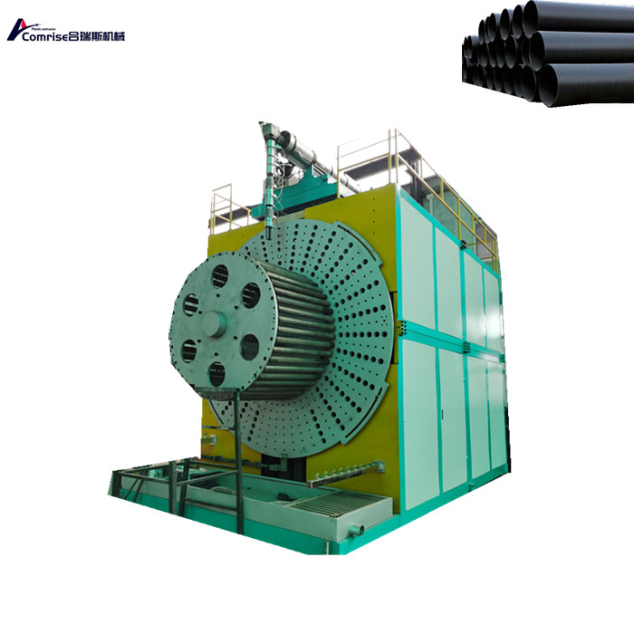 HDPE بڑے قطر کے ہالونیس دیوار سمیٹنے والی پائپ مشین
